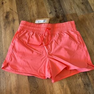 Eddie Bauer Coral Elastic Waist Athletic Shorts
